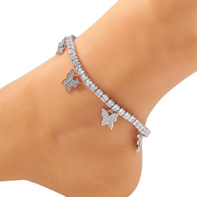 BUTTERFLY TENNIS ANKLET