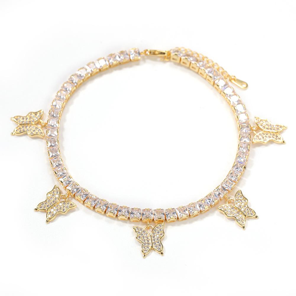 BUTTERFLY TENNIS ANKLET